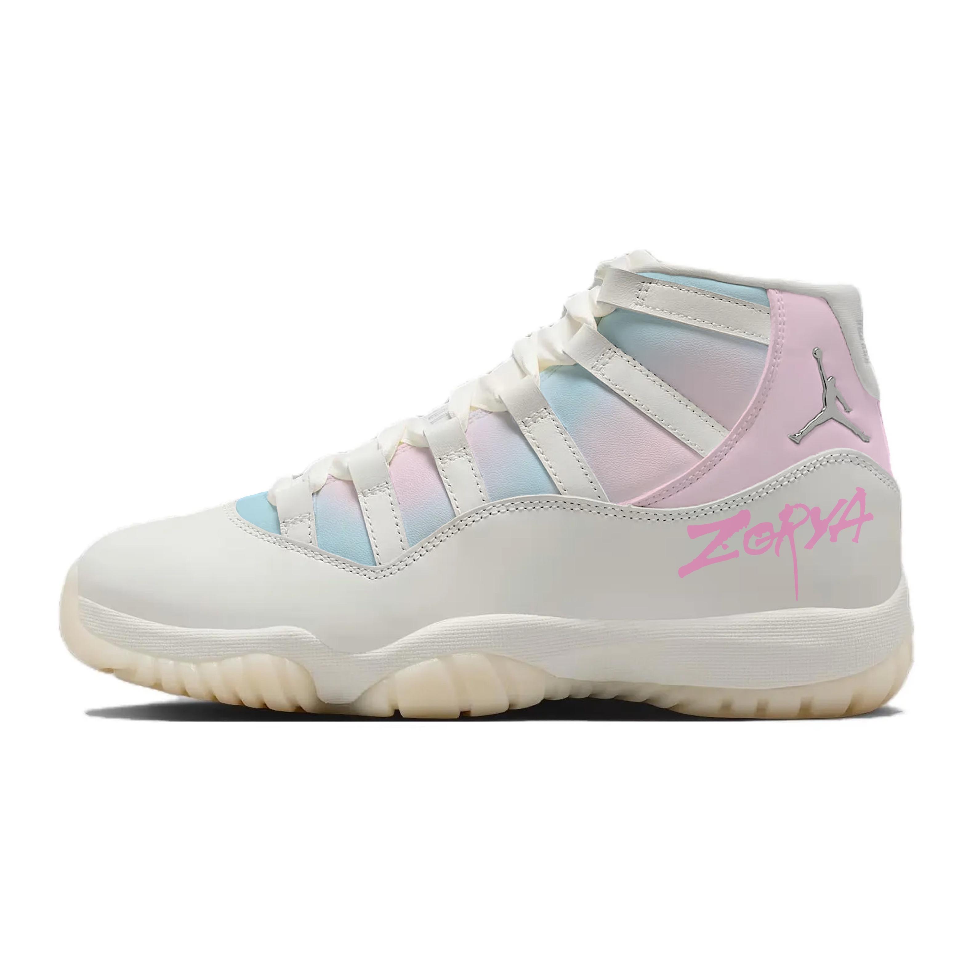 Jordan Air Jordan 11 RETRO Pearl 811 Manufacturing, Pink Blue Dawn Mid top Vintage Basketball Shoes Unisex AR0715-110(Team80-) 36
Jordan Air Jordan 11 RETRO Pearl 811 Manufacturing, Pink Blue Dawn Mid top Vintage Basketball Shoes Unisex AR0715-110(Team80-) 36