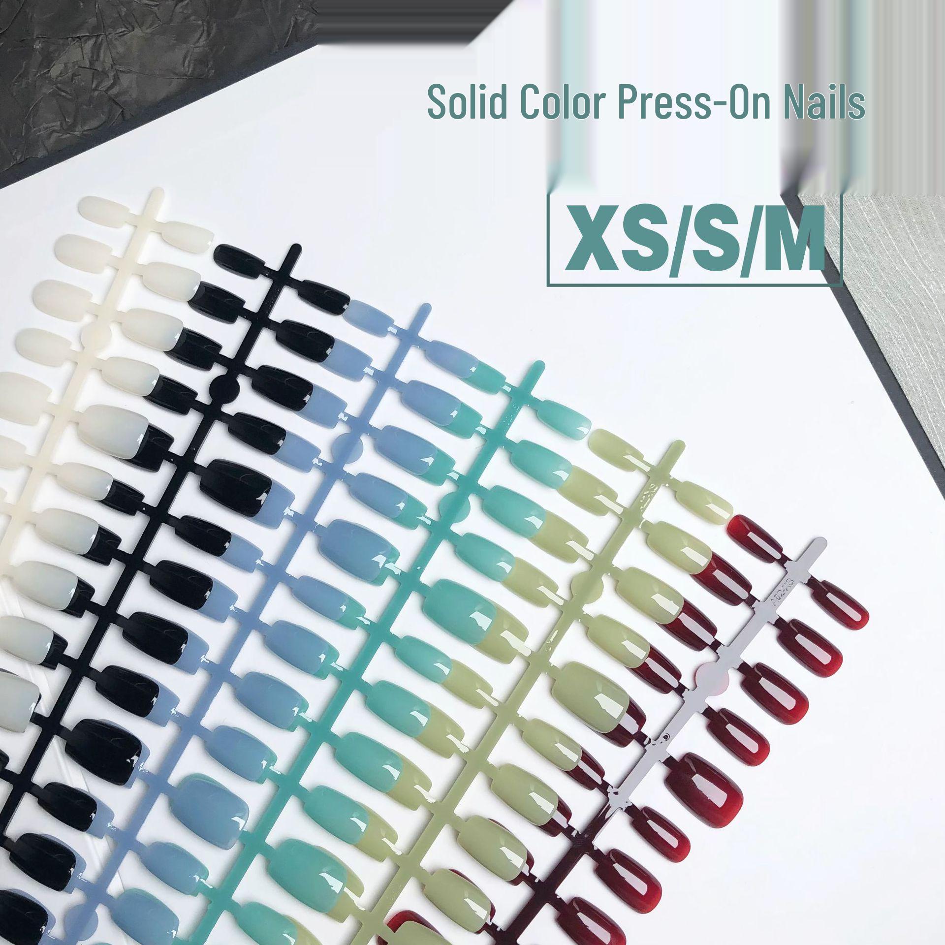Solid Color Press-On Nail Tips: Black, Nude, Red, Green - Whitening Versatile Nail Art Patches, 30 Pieces
Solid Color Press-On Nail Tips: Black, Nude, Red, Green - Whitening Versatile Nail Art Patches, 30 Pieces