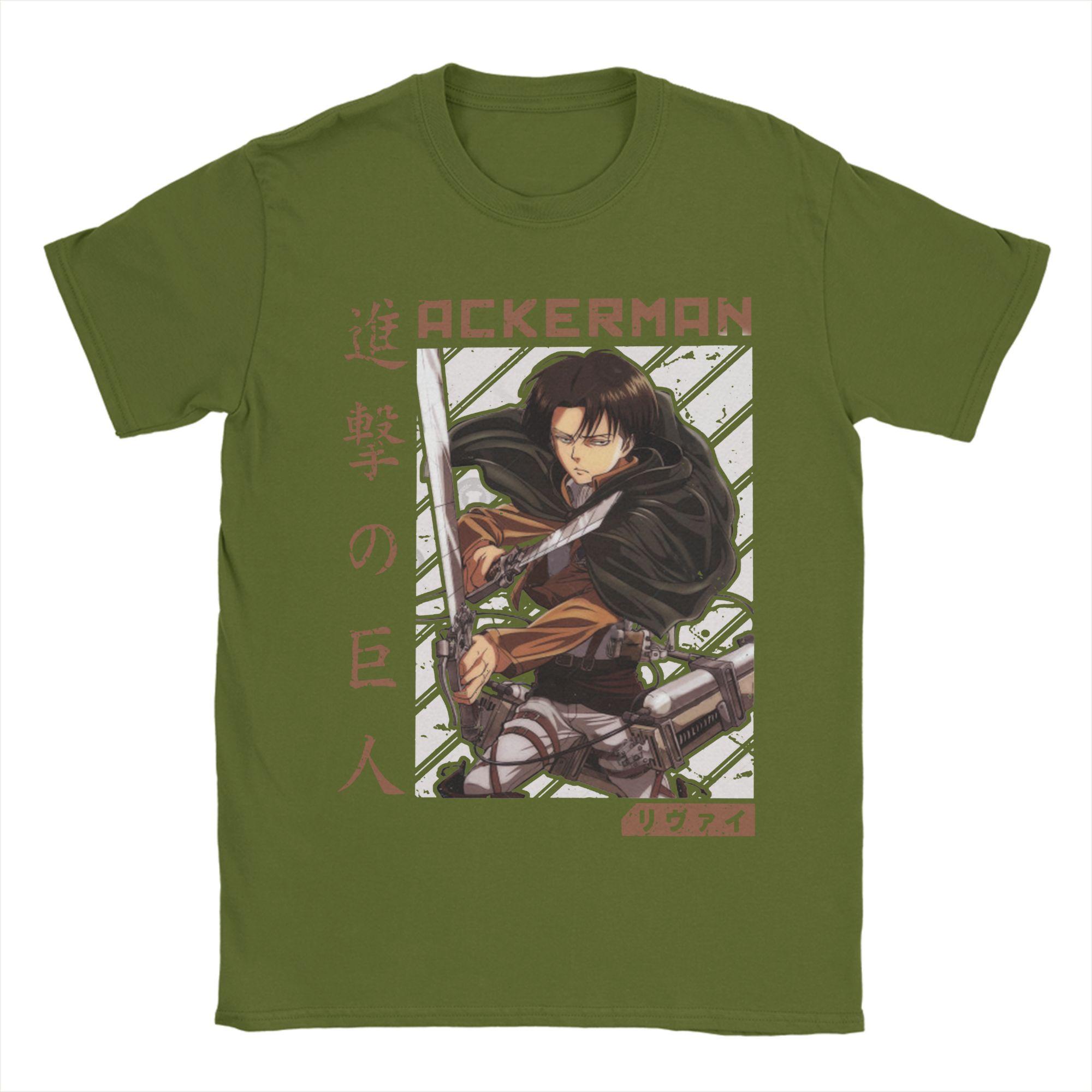 Men s T-Shirt Attack on titan Leisure Pure Cotton Tee Shirt Short Sleeve Ackerman Anime Manga AOT T Shirt O Neck Tops Plus Size 4XL
Men s T-Shirt Attack on titan Leisure Pure Cotton Tee Shirt Short Sleeve Ackerman Anime Manga AOT T Shirt O Neck Tops Plus Size 4XL