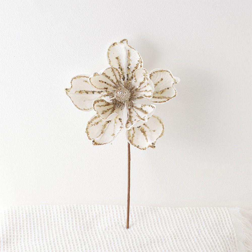 High-grade Simulation Christmas Flower DIY Fake Glitter Flower Christma Gift белый
High-grade Simulation Christmas Flower DIY Fake Glitter Flower Christma Gift белый