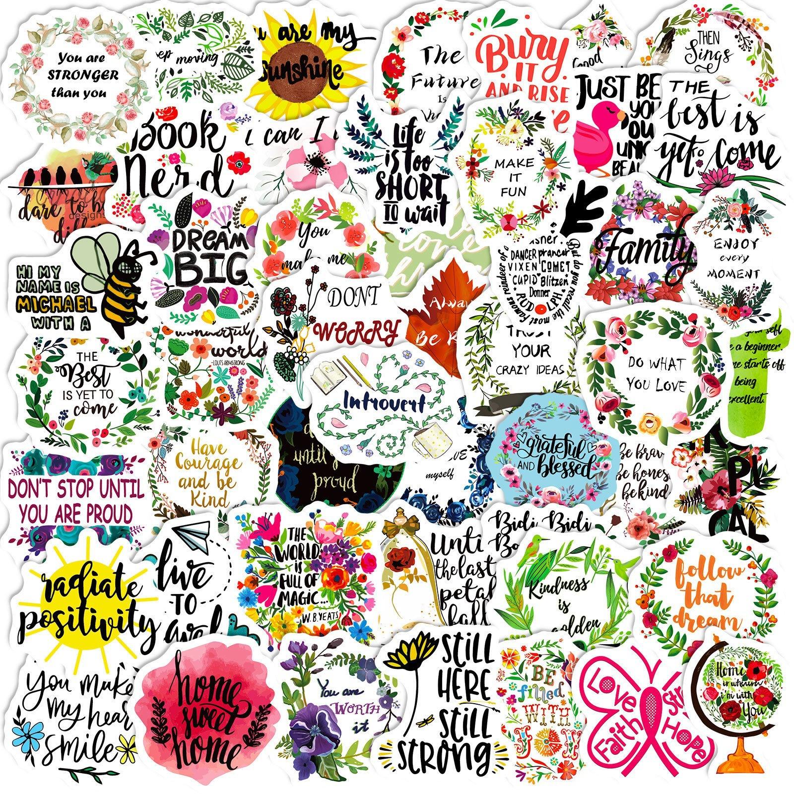 50 Compact Size 4Cm Inspirational Text Sentences Graffiti Sticker Trolley Box Notebook Paper Pallet Box English Sticker
50 Compact Size 4Cm Inspirational Text Sentences Graffiti Sticker Trolley Box Notebook Paper Pallet Box English Sticker