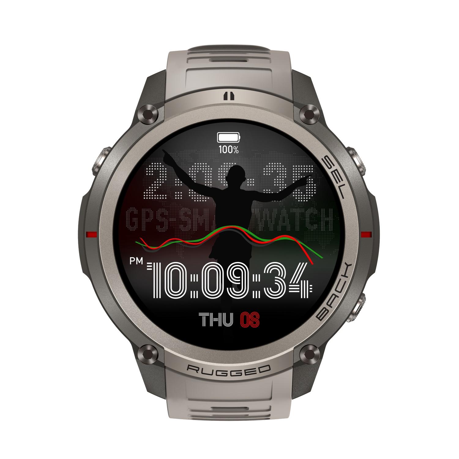 Rainbuvvy DM59 GPS Спортивний годинник для активного відпочинку 1,43 дюйма AMOLED 5ATM Водонепроникний BLE5.3 Пилозахисний Кілька спортивних режимів Android Смарт-годинник сірий колір
Rainbuvvy DM59 GPS Спортивний годинник для активного відпочинку 1,43 дюйма AMOLED 5ATM Водонепроникний BLE5.3 Пилозахисний Кілька спортивних режимів Android Смарт-годинник сірий колір