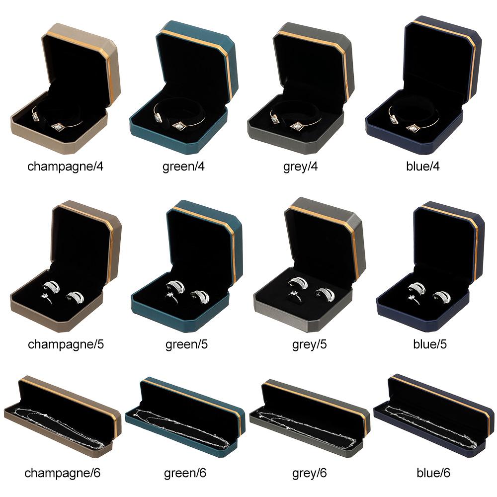 Party Gifts Earrings Presentation Double Open Jewelry Display Storage Boxes Necklace Case Ring Box green-2
Party Gifts Earrings Presentation Double Open Jewelry Display Storage Boxes Necklace Case Ring Box green-2