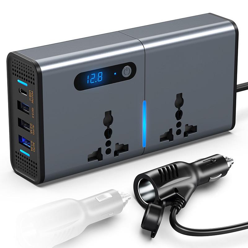 Car Inverter 200W Inverter converts car power to home power 12V/24V to 220V car inverter inverter Vehicle inverter 7612S (12V-24V/200W)
Car Inverter 200W Inverter converts car power to home power 12V/24V to 220V car inverter inverter Vehicle inverter 7612S (12V-24V/200W)