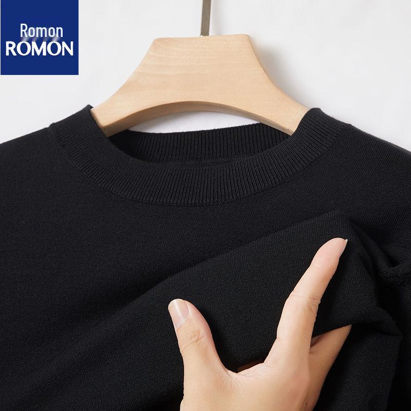 Romon Men s Solid Color Wool Knit Long Sleeve T-Shirt for Autumn/Winter 3XL for 170-185 lbs
Romon Men s Solid Color Wool Knit Long Sleeve T-Shirt for Autumn/Winter 3XL for 170-185 lbs