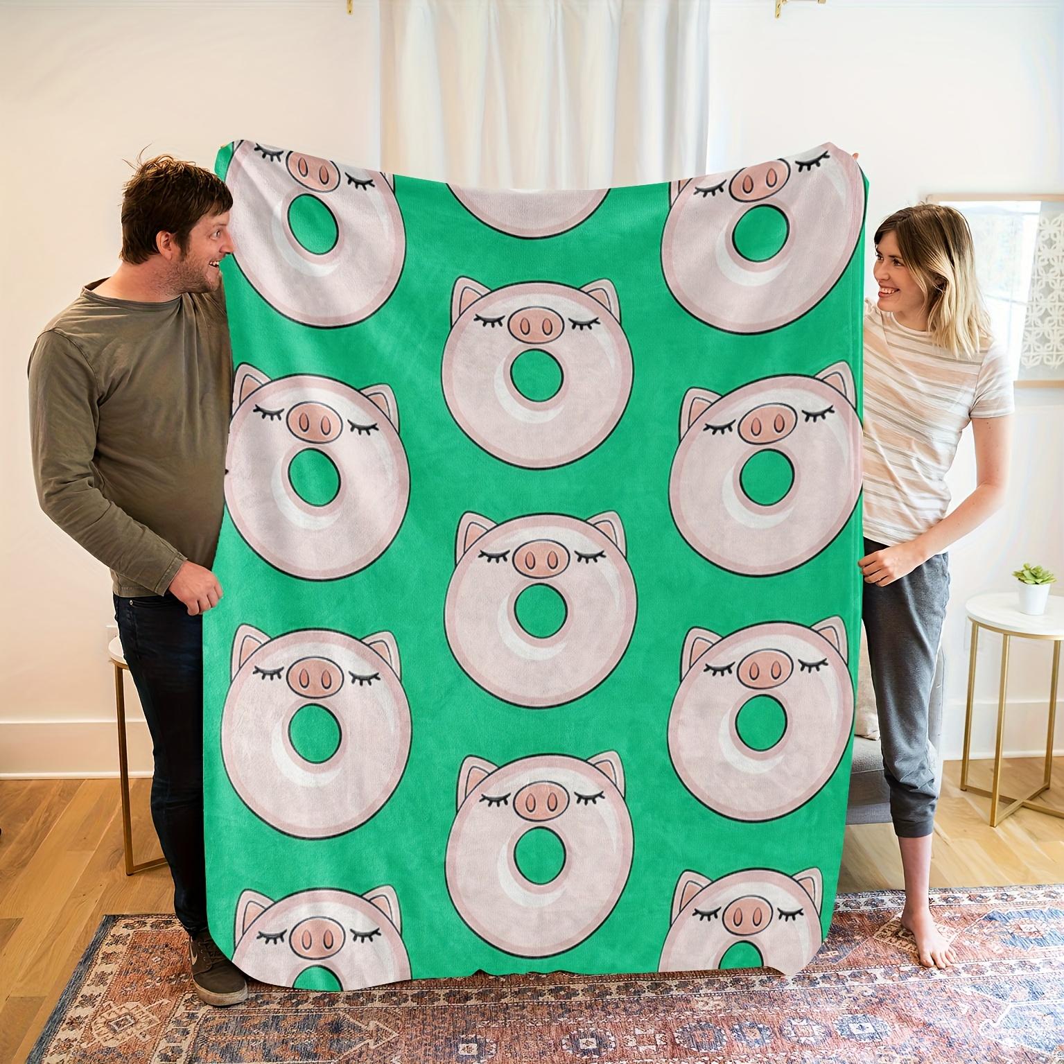 A Cozy Piggy Theme Pattern Fleece Blanket, Perfect Gift, Soft High-Definition Digital Print, All-Season! Soft, Breathable 75x90cm
A Cozy Piggy Theme Pattern Fleece Blanket, Perfect Gift, Soft High-Definition Digital Print, All-Season! Soft, Breathable 75x90cm