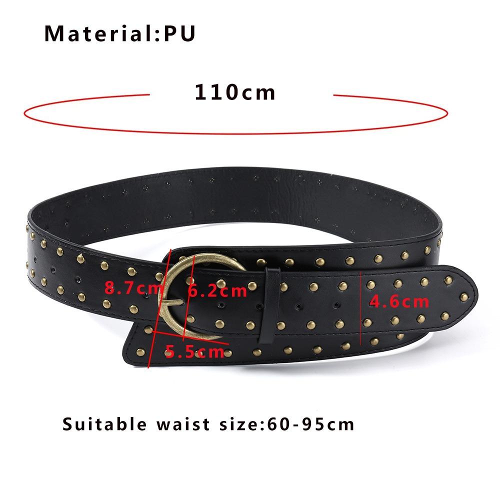 Y2k Rivet Belt Exquisite Pin Buckle Belt Womens Curved Belt Irregular For Skirt Live Music Festival Trendy Look 110cm чёрный
Y2k Rivet Belt Exquisite Pin Buckle Belt Womens Curved Belt Irregular For Skirt Live Music Festival Trendy Look 110cm чёрный