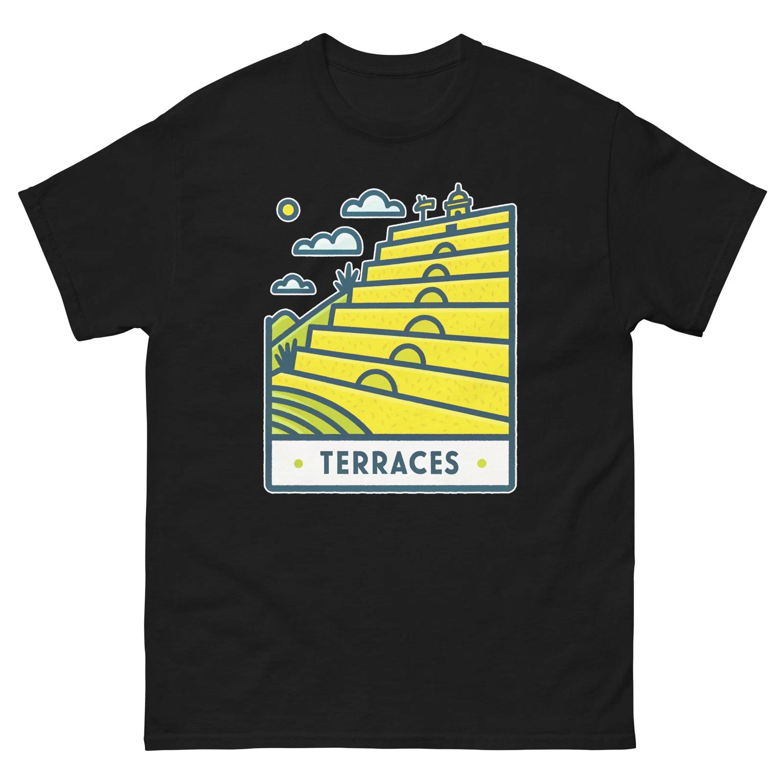 Terraces Geographical Landscape Location Scenery T-Shirt 4XL
Terraces Geographical Landscape Location Scenery T-Shirt 4XL