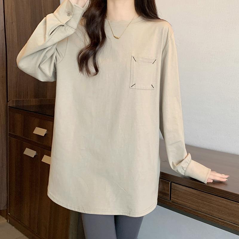 Женские топы с длинными рукавами, свободные и облегающие, средней длины, застегиваются на пуговицы и прикрывают ягодицы, имеют разрез, подходят для весны и осени, универсальная футболка. XL
Женские топы с длинными рукавами, свободные и облегающие, средней длины, застегиваются на пуговицы и прикрывают ягодицы, имеют разрез, подходят для весны и осени, универсальная футболка. XL