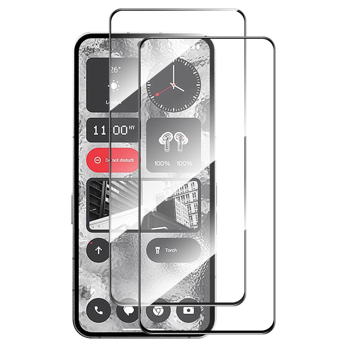 ENKAY HAT PRINCE 2Pcs for Nothing Phone (2) 0.26mm 9H 2.5D Screen Protector Full Glue High Aluminium-silicon Glass Film Type A
ENKAY HAT PRINCE 2Pcs for Nothing Phone (2) 0.26mm 9H 2.5D Screen Protector Full Glue High Aluminium-silicon Glass Film Type A