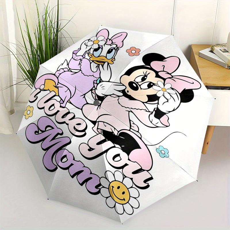 Daisy Duck,Minnie Mouse Themed Automatic Opening and Closing Folding Umbrella, Reinforced 8 Ribs, Compact Travel Design, Fashionable Folding
Daisy Duck,Minnie Mouse Themed Automatic Opening and Closing Folding Umbrella, Reinforced 8 Ribs, Compact Travel Design, Fashionable Folding