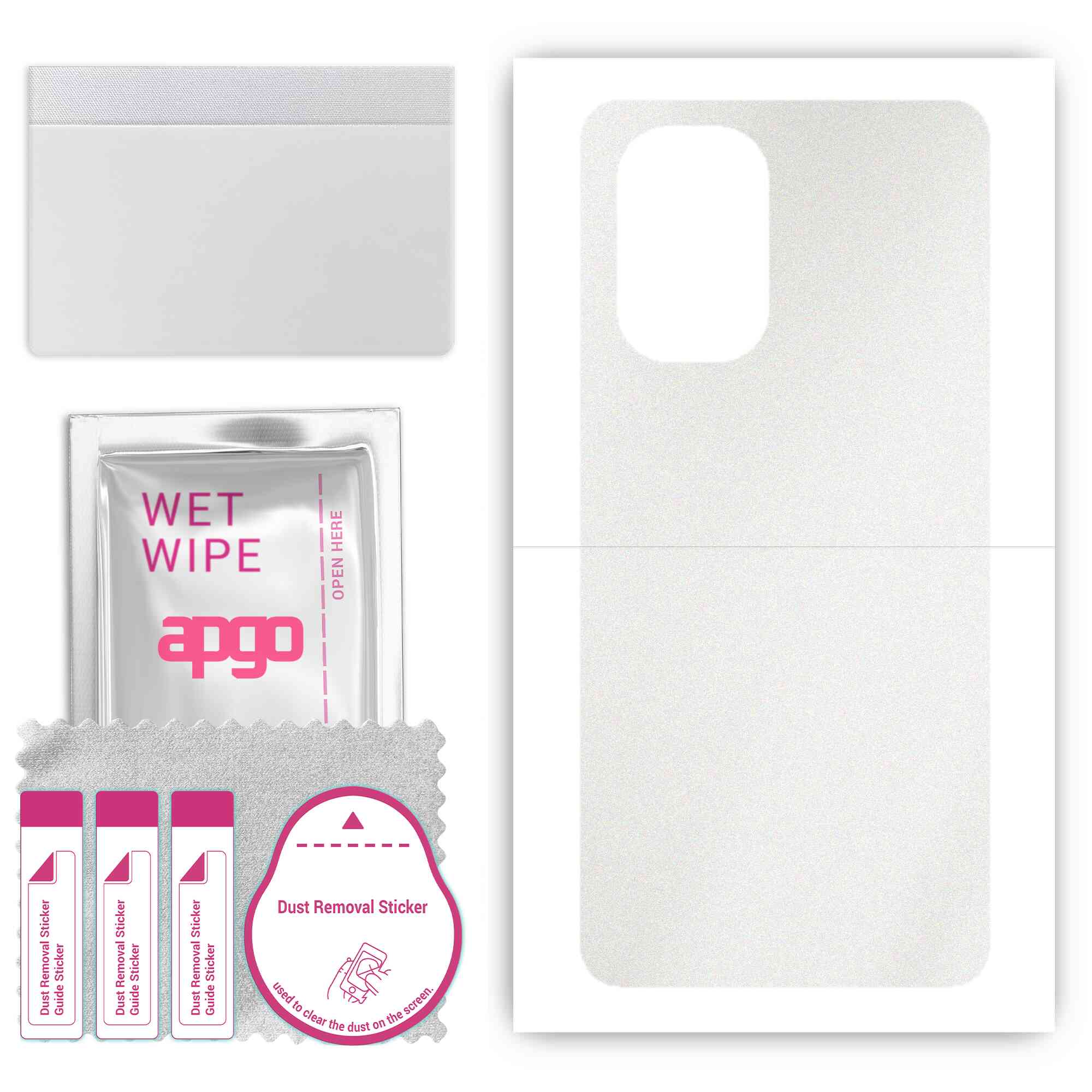 apgo Protective Skin Sticker for the back compatible with Xiaomi Mi 11i, Wrap Film, Foil, Vinyl - Pattern Matte Transparent
apgo Protective Skin Sticker for the back compatible with Xiaomi Mi 11i, Wrap Film, Foil, Vinyl - Pattern Matte Transparent