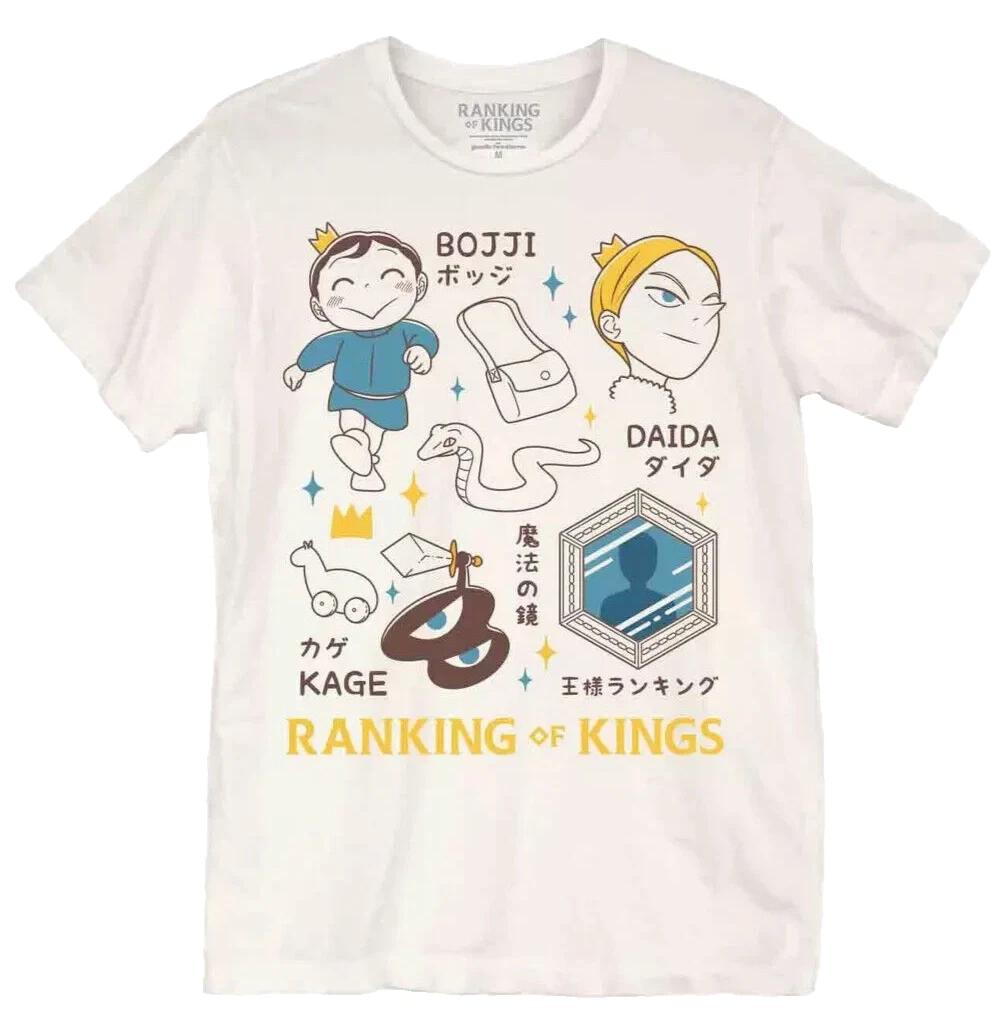 Ranking Of Kings Juniors Characters & Symbols Grid Boyfriend Fit Shirt New XS-L S
Ranking Of Kings Juniors Characters & Symbols Grid Boyfriend Fit Shirt New XS-L S
