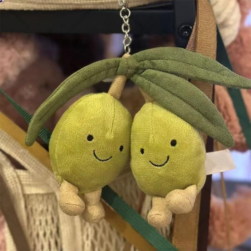 Bean Eye Green Olive Plush Pendant Women Cute Simulation Plush Doll Pendants Key Soft Plushies Backpack Keychain
Bean Eye Green Olive Plush Pendant Women Cute Simulation Plush Doll Pendants Key Soft Plushies Backpack Keychain