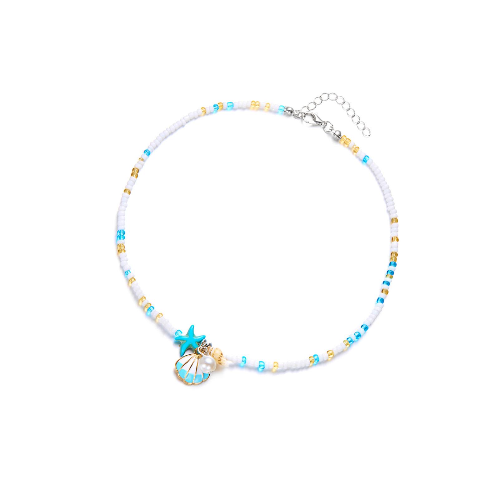 Стильное ожерелье из бусин, ожерелье с подвеской в виде ракушки, шейный аксессуар, ожерелье-чокер, сплавная текстура, подходит для повседневной носки
Стильное ожерелье из бусин, ожерелье с подвеской в виде ракушки, шейный аксессуар, ожерелье-чокер, сплавная текстура, подходит для повседневной носки