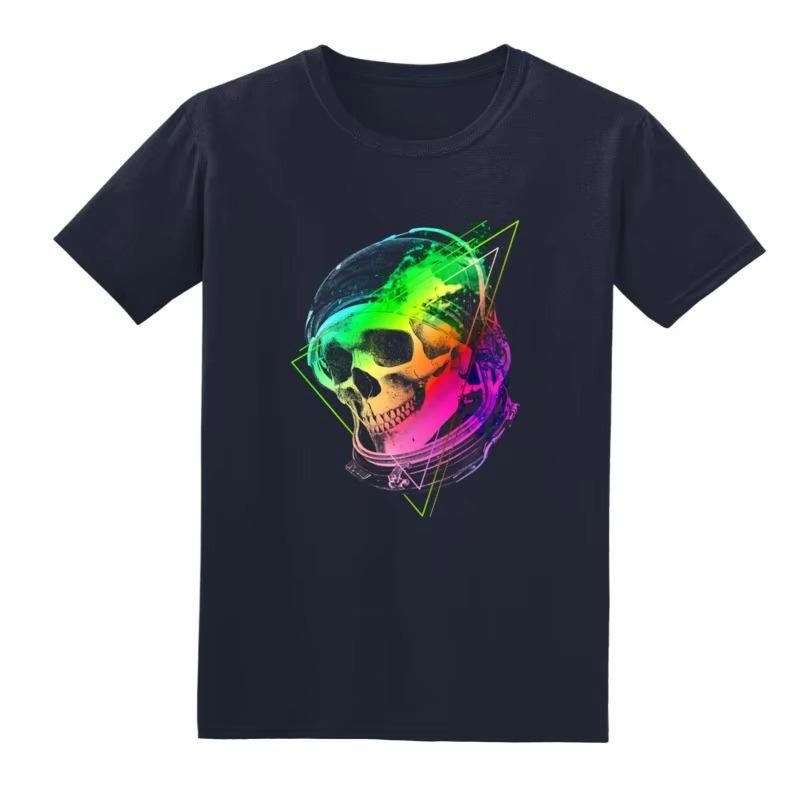 HOT SALE Steam Wave Neon Skull Tech Tide T-shirt Aesthetic Skull Watercolor Rainbow Space Skull Fun T-shirt for Man Camisa 4XL
HOT SALE Steam Wave Neon Skull Tech Tide T-shirt Aesthetic Skull Watercolor Rainbow Space Skull Fun T-shirt for Man Camisa 4XL