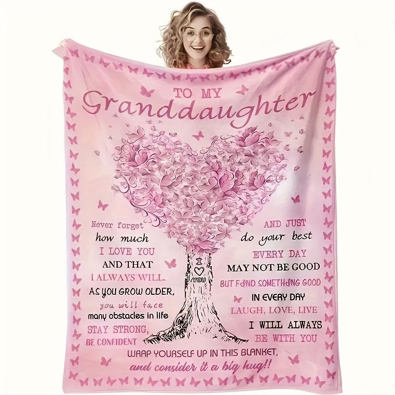 Pink Granddaughter Blanket - Heartfelt Soft Flannel Gift Throw 70x100cm
Pink Granddaughter Blanket - Heartfelt Soft Flannel Gift Throw 70x100cm