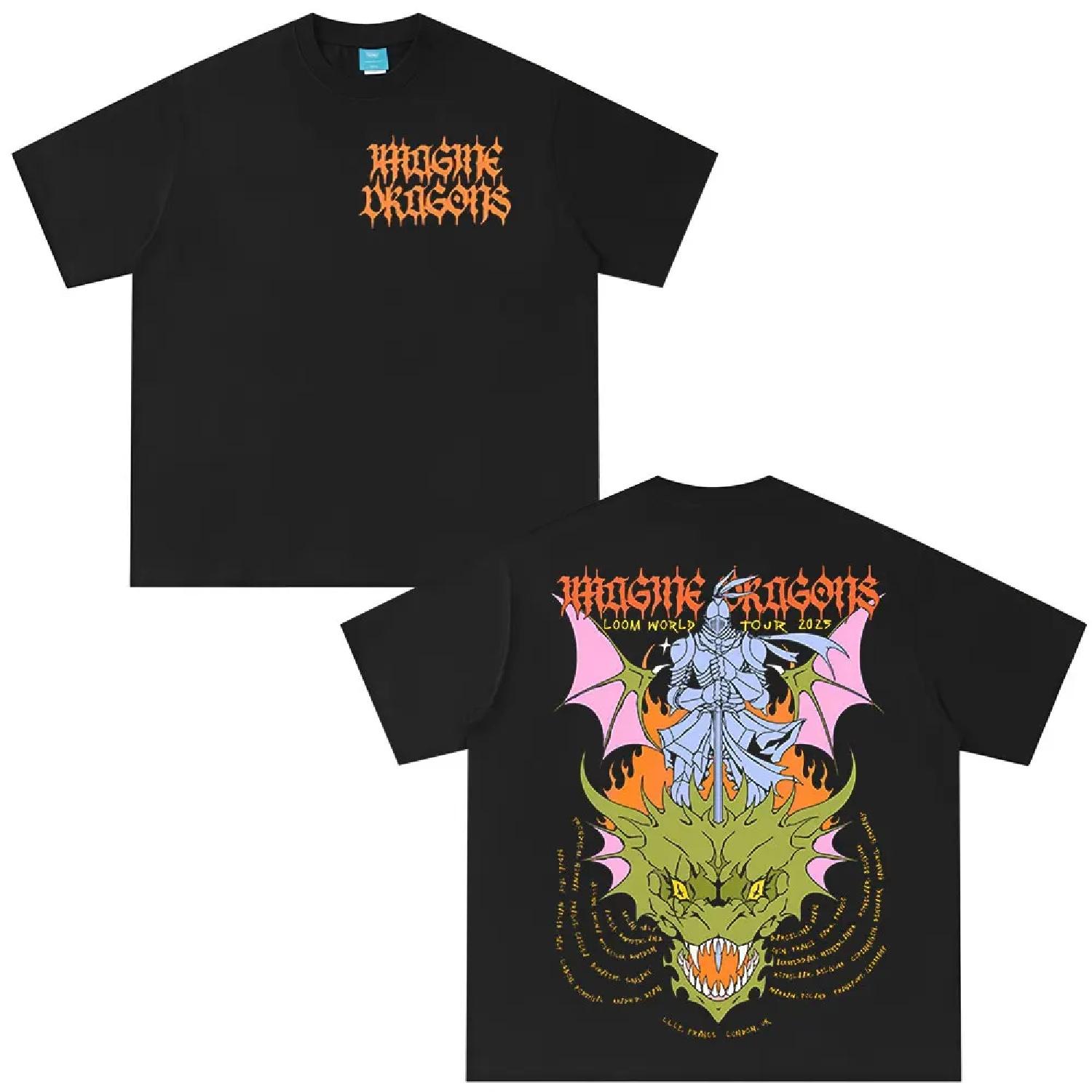 Imagine Dragons Band Loom World Tour 2025 T Shirt Men Women Clothing Rock Punk Gothic T-shirt Casual Cotton Oversized T-shirts S чёрный
Imagine Dragons Band Loom World Tour 2025 T Shirt Men Women Clothing Rock Punk Gothic T-shirt Casual Cotton Oversized T-shirts S чёрный