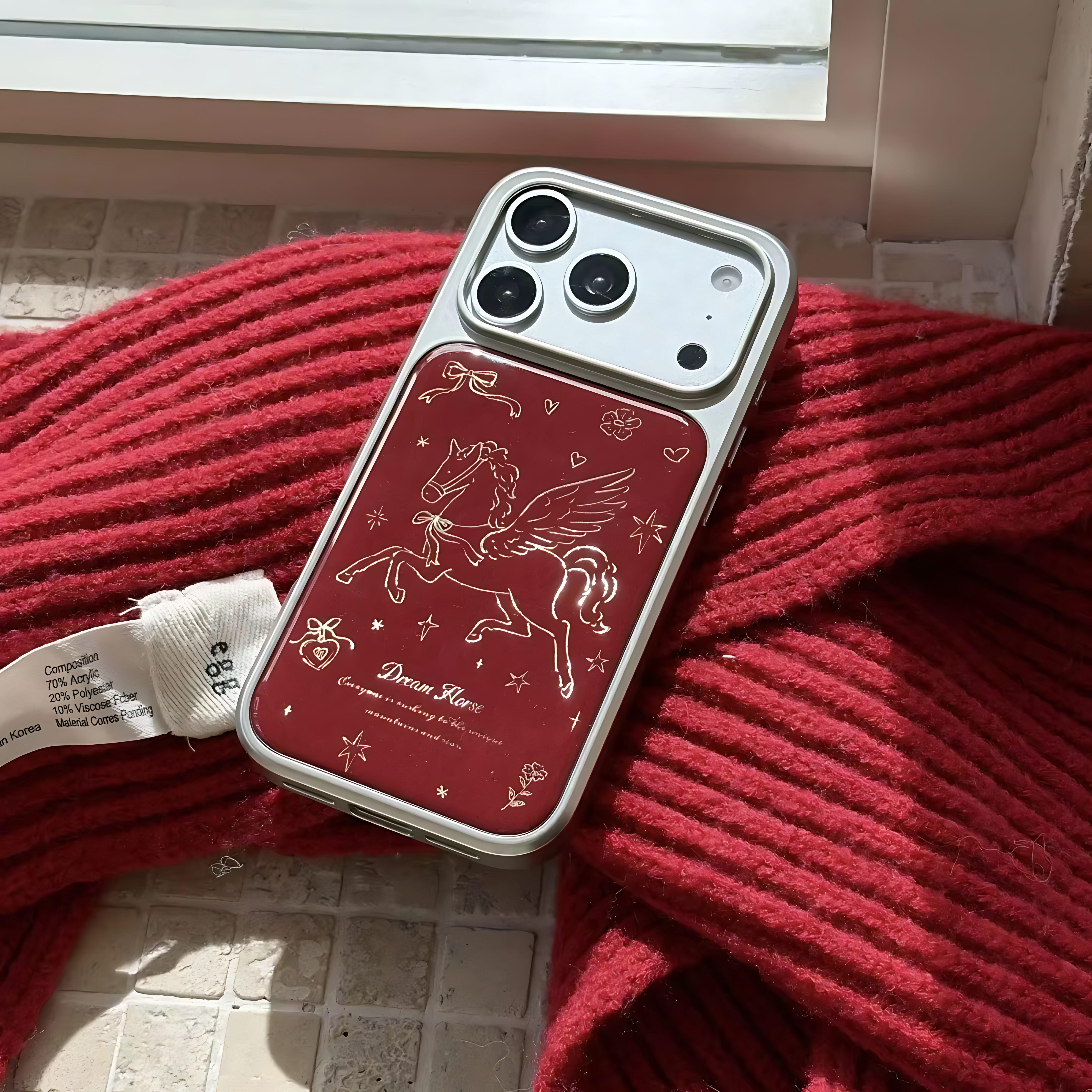 NEW YEAR Red Dream Horse Korean Phone Case for iPhone 17 16e 16 15 14 13 12 11 Air Pro Max X XR 8 7 Plus Luxury Clear Back Cover iPhone 11
NEW YEAR Red Dream Horse Korean Phone Case for iPhone 17 16e 16 15 14 13 12 11 Air Pro Max X XR 8 7 Plus Luxury Clear Back Cover iPhone 11