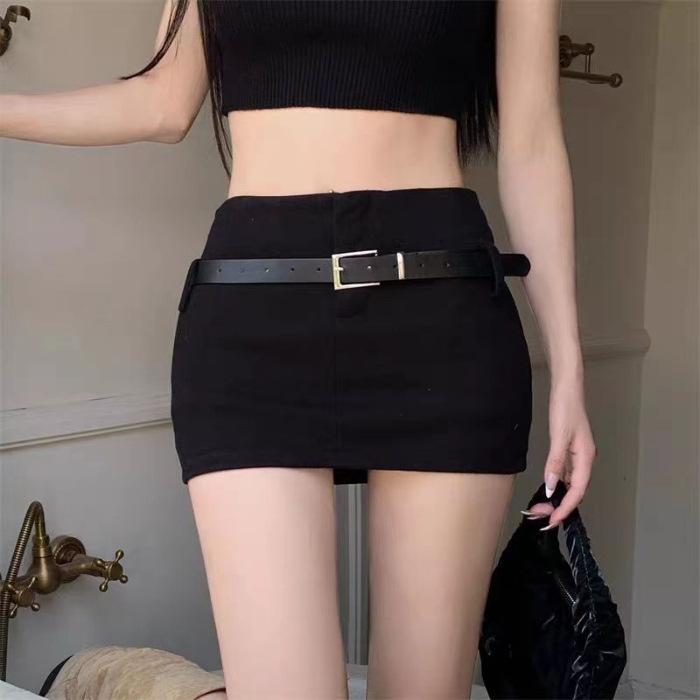 Spice girl black belt skirt women s summer new a-word high waist thin skirt sexy hip skirt XL
Spice girl black belt skirt women s summer new a-word high waist thin skirt sexy hip skirt XL