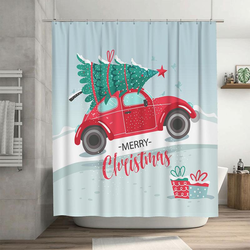 Tu Christmas Shower Curtain Festive Holiday Merry Xmas Bathroom Decor Vintage Car Pattern Waterproof Fabric Backdrop W60H190(CM)-1 Pcs
Tu Christmas Shower Curtain Festive Holiday Merry Xmas Bathroom Decor Vintage Car Pattern Waterproof Fabric Backdrop W60H190(CM)-1 Pcs