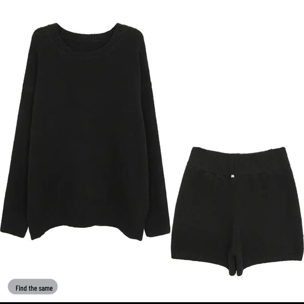 Women s Gray Two-Piece Set: Round Neck Sweater & Lazy Pants, Winter Casual Wear with Long Sleeves. XL
Women s Gray Two-Piece Set: Round Neck Sweater & Lazy Pants, Winter Casual Wear with Long Sleeves. XL