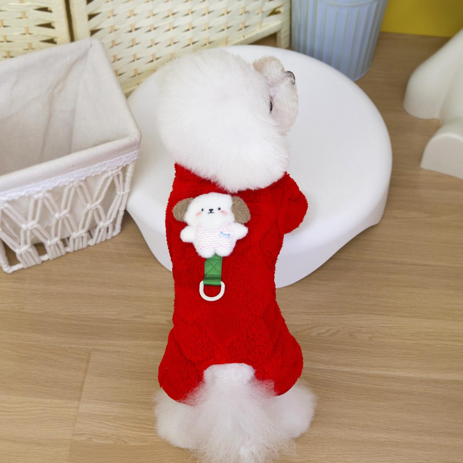 Термофлисовый комбинезон на четырех лапах для собак с креплением для поводка Теплая зимняя одежда для маленьких и средних собак, кошек S
Термофлисовый комбинезон на четырех лапах для собак с креплением для поводка Теплая зимняя одежда для маленьких и средних собак, кошек S