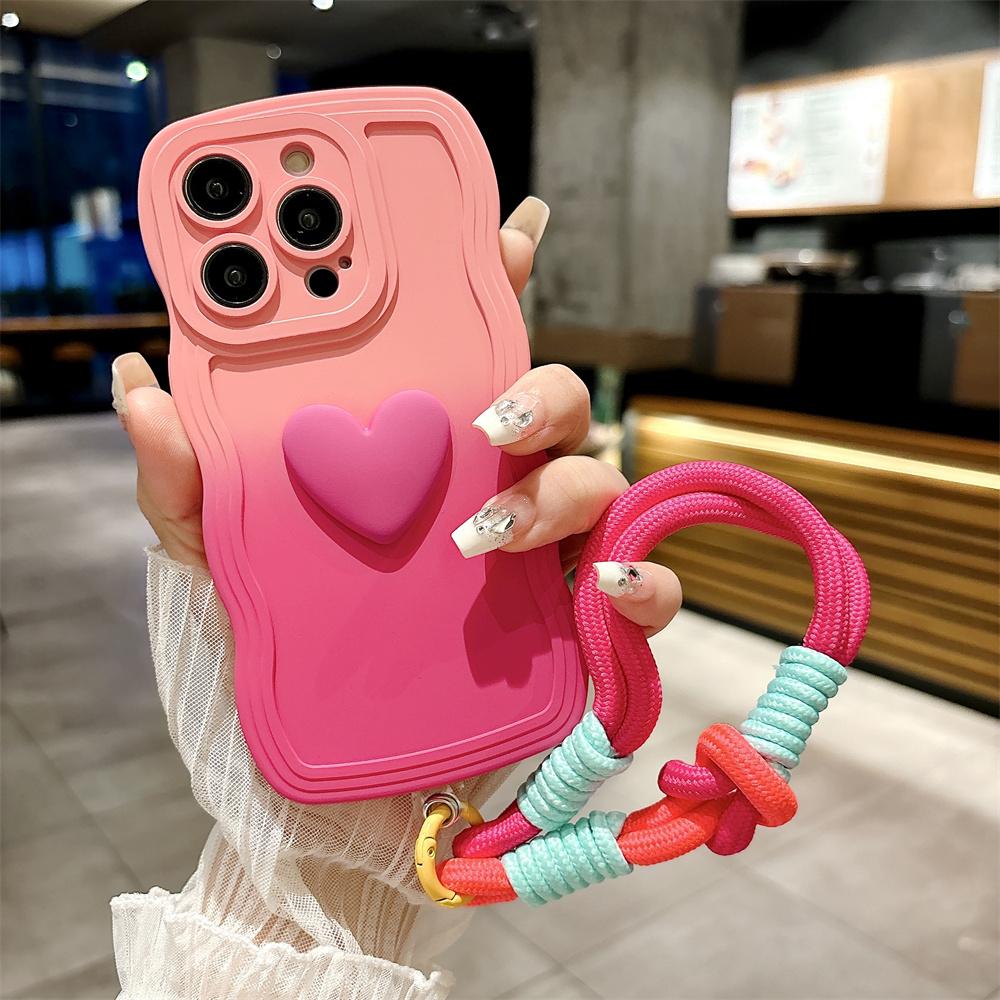 Cartoon Love Heart Gradient Lanyard Case for iPhone 16 15 14 17 Pro Max Air Plus 12 13 11 Xr Xs Hand Wrist Strap Wave Soft Cover for iPhone 17
Cartoon Love Heart Gradient Lanyard Case for iPhone 16 15 14 17 Pro Max Air Plus 12 13 11 Xr Xs Hand Wrist Strap Wave Soft Cover for iPhone 17