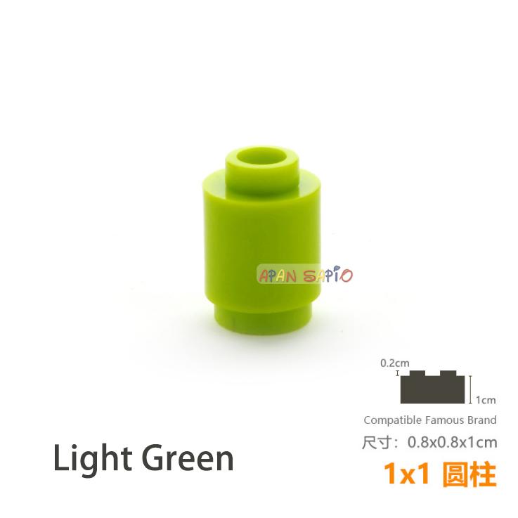 50pcs/lot DIY Blocks Building Bricks Cylindrical Educational Assemblage Construction Toys for Children Size Compatible Brand світло-зелений колір
50pcs/lot DIY Blocks Building Bricks Cylindrical Educational Assemblage Construction Toys for Children Size Compatible Brand світло-зелений колір