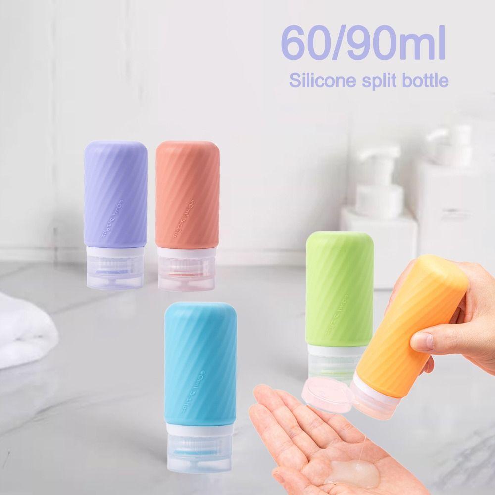 60ML/90ML Silicone Refillable Bottles Squeeze Shampoo Sub-Bottling Shower Gel Lotion Bottle Travel Yellow-60ml
60ML/90ML Silicone Refillable Bottles Squeeze Shampoo Sub-Bottling Shower Gel Lotion Bottle Travel Yellow-60ml