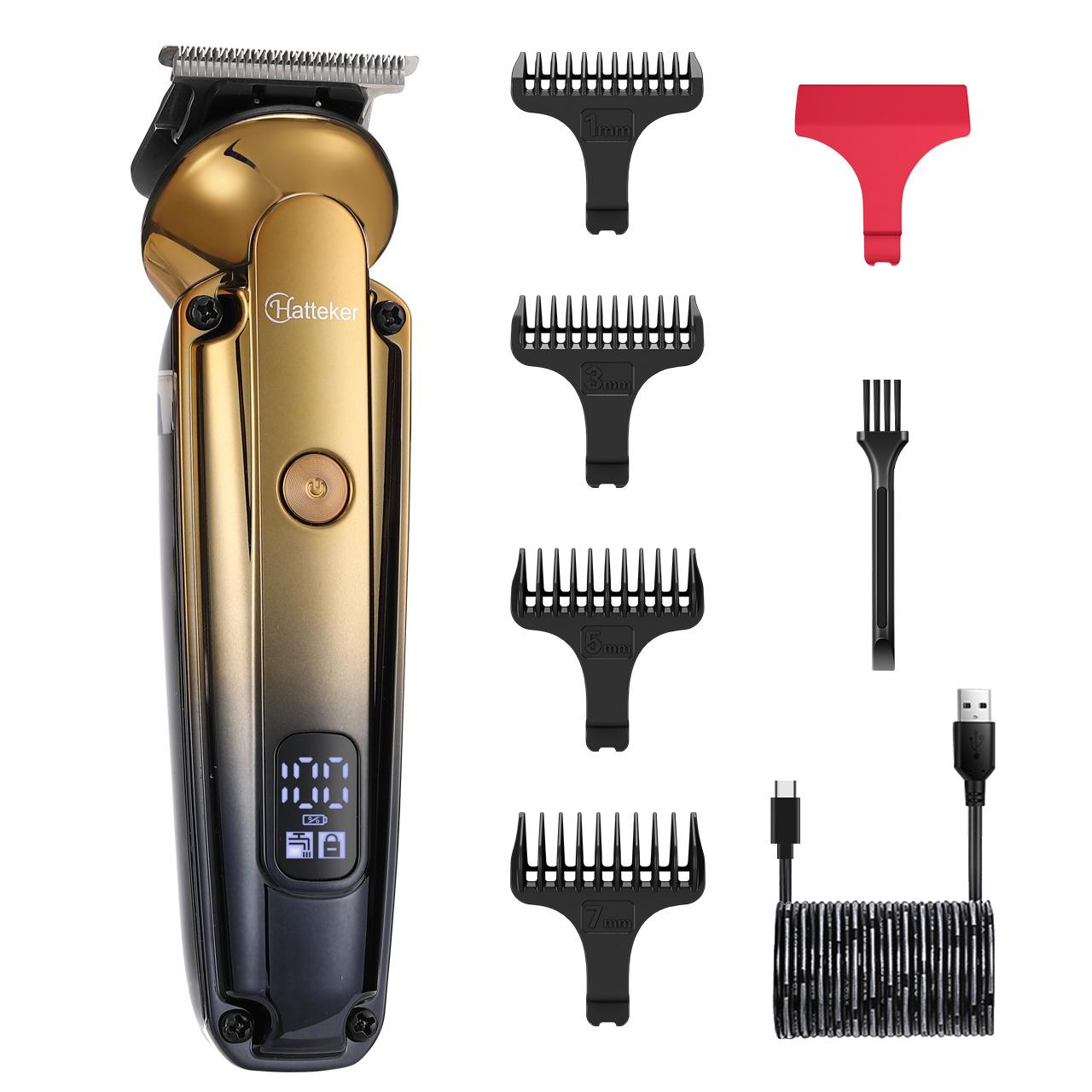 HATTEKER профессиональные машинки для стрижки волос, мужской парикмахерский триммер для волос, электрическая машинка для стрижки волос, беспроводной водонепроницаемый набор для стрижки волос
HATTEKER профессиональные машинки для стрижки волос, мужской парикмахерский триммер для волос, электрическая машинка для стрижки волос, беспроводной водонепроницаемый набор для стрижки волос