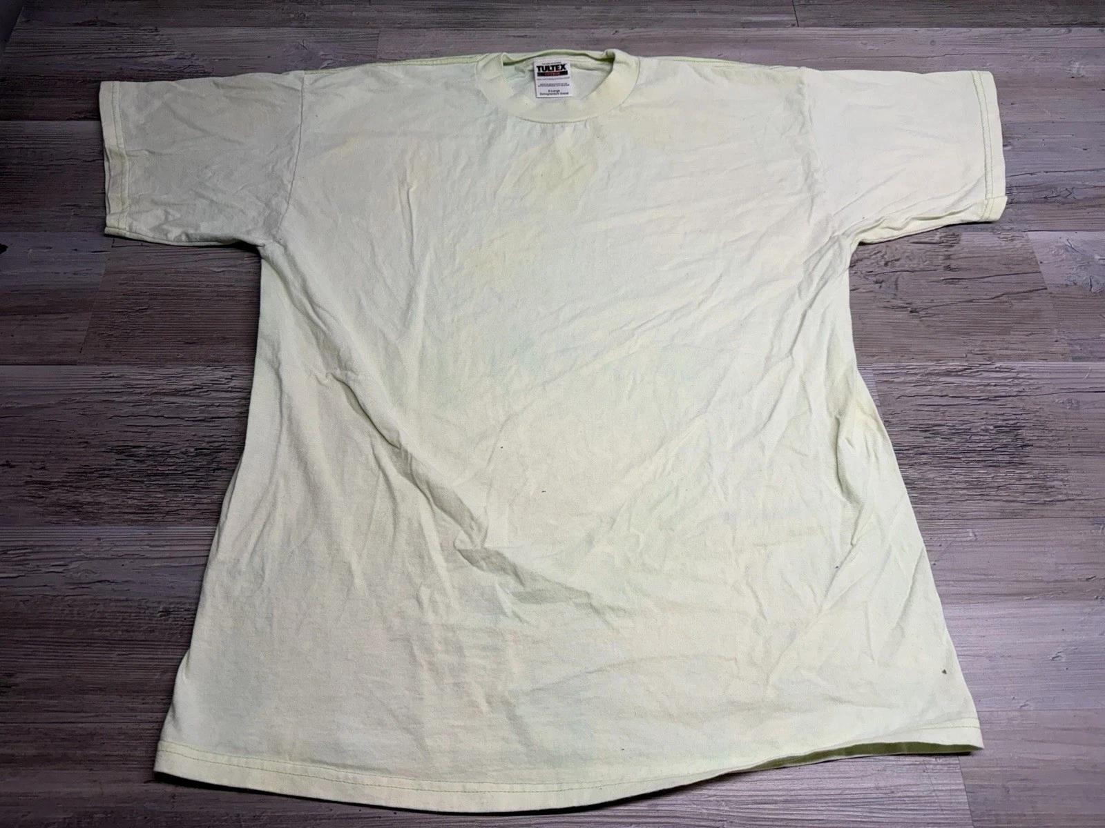 Vintage Y2K Blank T-Shirt Green Dyed XL Short Sleeve Tultex Punk Grunge Skater XL
Vintage Y2K Blank T-Shirt Green Dyed XL Short Sleeve Tultex Punk Grunge Skater XL