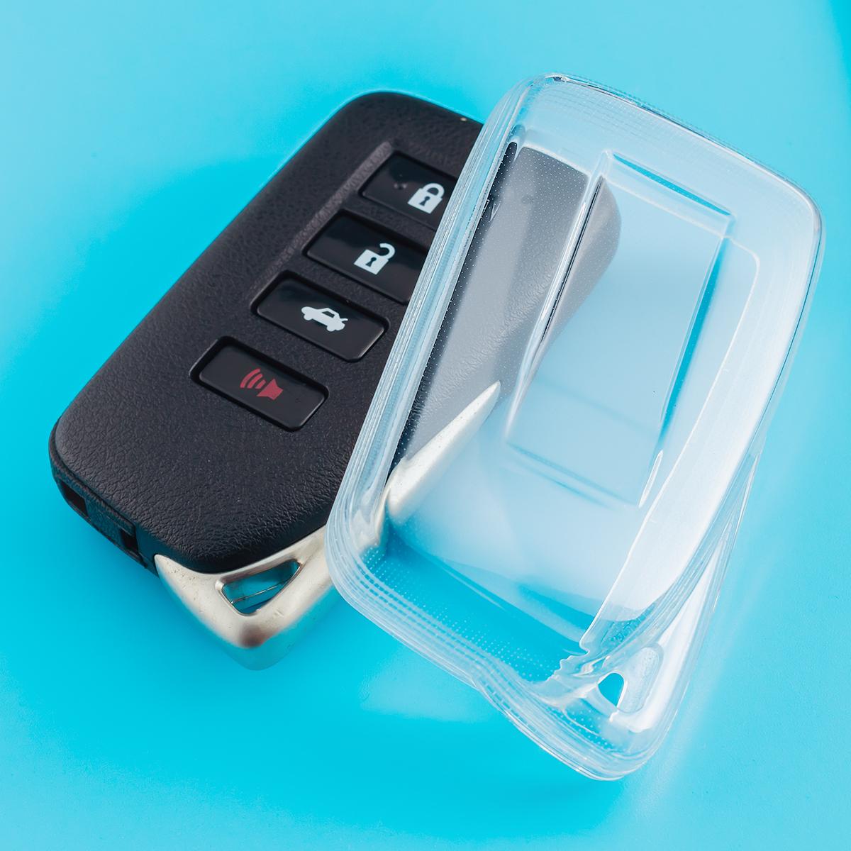 Slim Car Key Fob Case Cover Keychain For Lexus ES300 ES350 IS250 IS300 RX350 RX450 NX200 NX300 GS300 LX570 Black Transparent
Slim Car Key Fob Case Cover Keychain For Lexus ES300 ES350 IS250 IS300 RX350 RX450 NX200 NX300 GS300 LX570 Black Transparent
