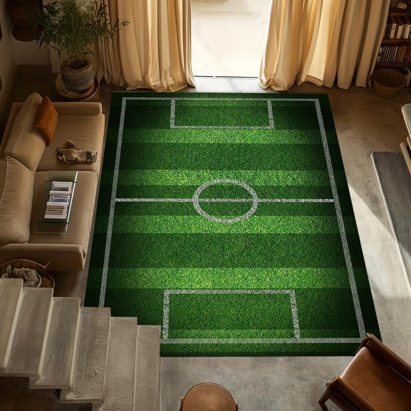 Football Field Sports Carpet Mat Rug Home Decoration Living Room Soccer Green Grass Pitch Design Non Slip Durable Bedroom Decor 40X60cm
Football Field Sports Carpet Mat Rug Home Decoration Living Room Soccer Green Grass Pitch Design Non Slip Durable Bedroom Decor 40X60cm