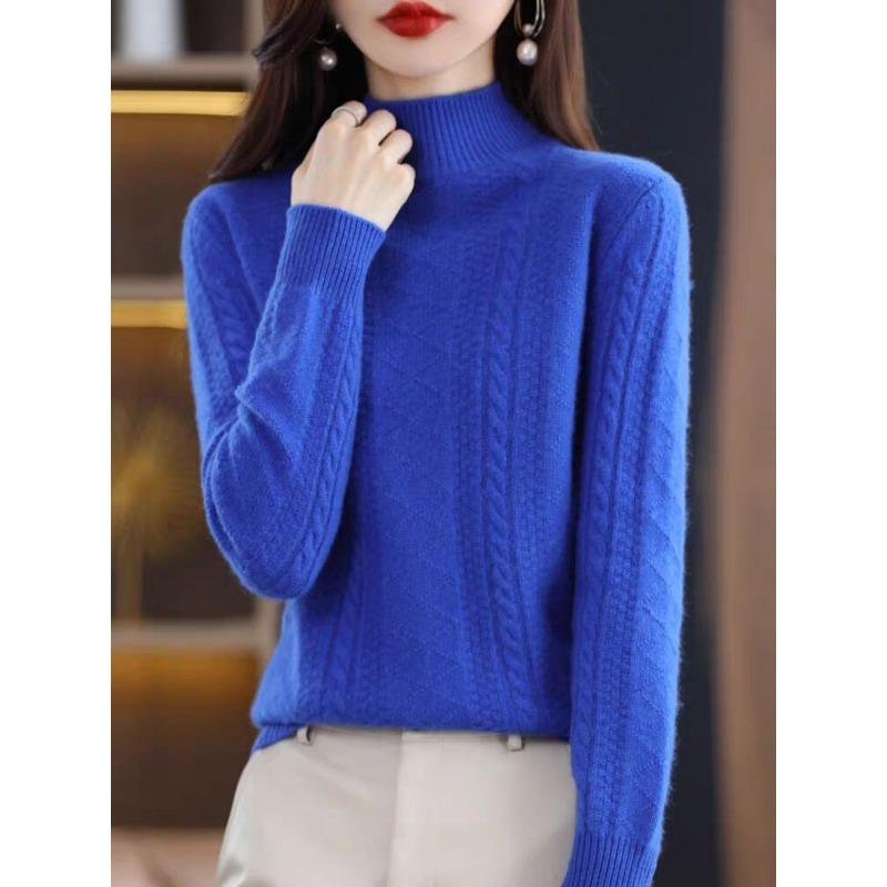 Женский новый осенне-зимний универсальный пуловер, свободный свитер, толстый свитер, базовая рубашка XXL синий
Женский новый осенне-зимний универсальный пуловер, свободный свитер, толстый свитер, базовая рубашка XXL синий