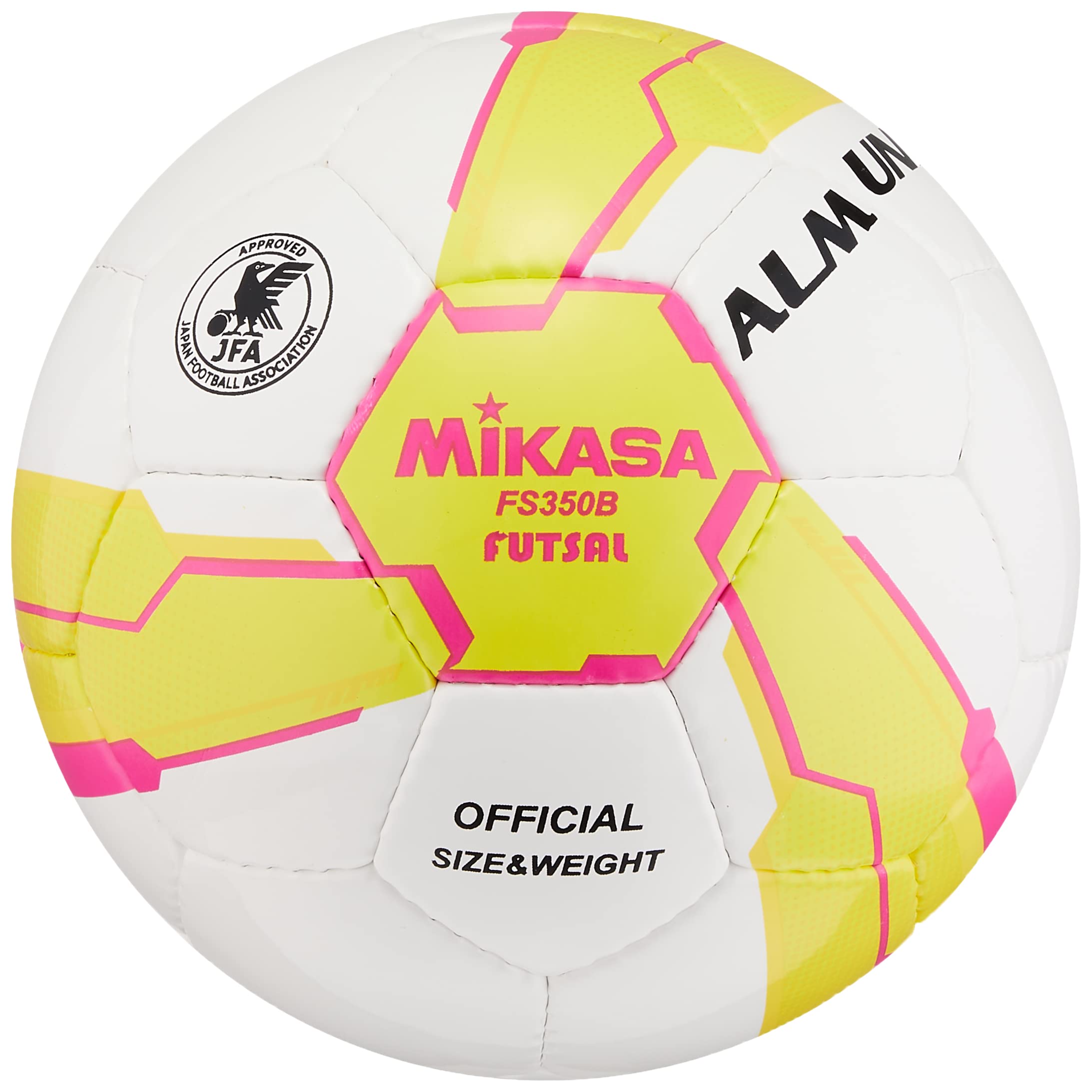 MIKASA Futsal Ball 3 Сертифікаційний м’яч, зшитий вручну. Рекомендований внутрішній тиск №. Жовтий/рожевий FS350B-YP 0,41-0,61 кгс/см2
MIKASA Futsal Ball 3 Сертифікаційний м’яч, зшитий вручну. Рекомендований внутрішній тиск №. Жовтий/рожевий FS350B-YP 0,41-0,61 кгс/см2