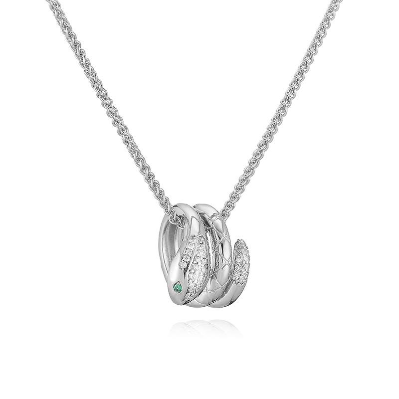 HECHENG, Exquisite Luxury Green Eyed Snake Ring Pendant Necklace Crystal Zircon Zircon Collarbone Chain Women s Fashion Zircon Other&45cm мідний
HECHENG, Exquisite Luxury Green Eyed Snake Ring Pendant Necklace Crystal Zircon Zircon Collarbone Chain Women s Fashion Zircon Other&45cm мідний