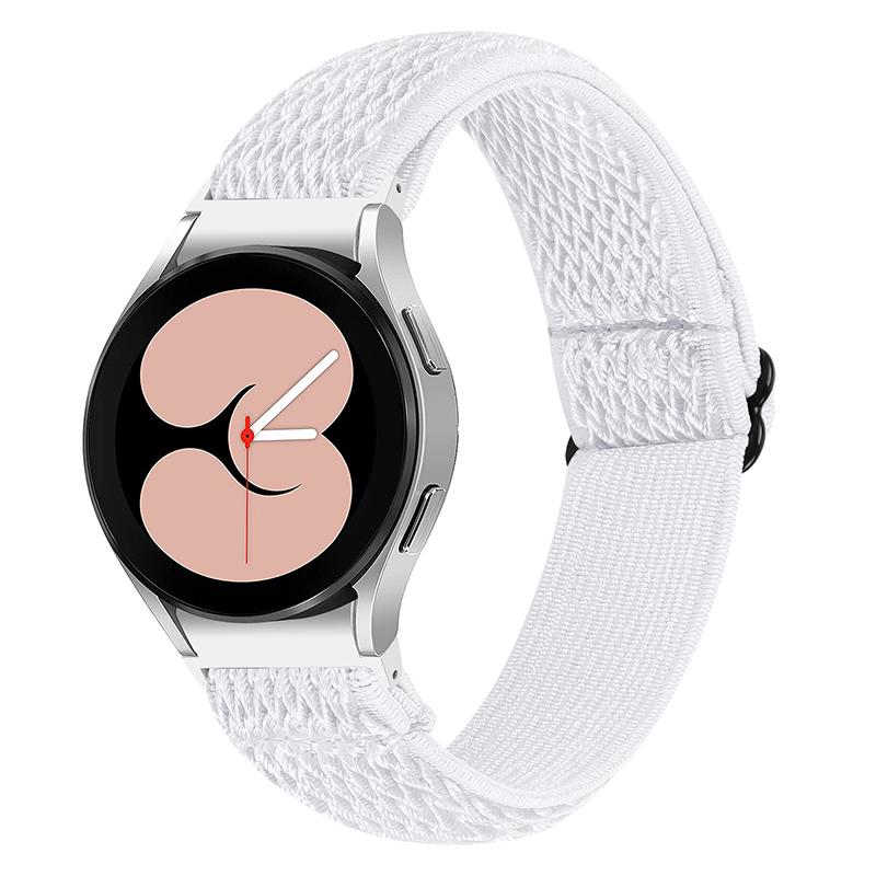 For Samsung Galaxy Watch4 Active 40mm/44mm/Watch4 Classic 42mm/46mm Replacement Strap Elastic Woven Adjustable Smartwatch Wrist Band White
For Samsung Galaxy Watch4 Active 40mm/44mm/Watch4 Classic 42mm/46mm Replacement Strap Elastic Woven Adjustable Smartwatch Wrist Band White