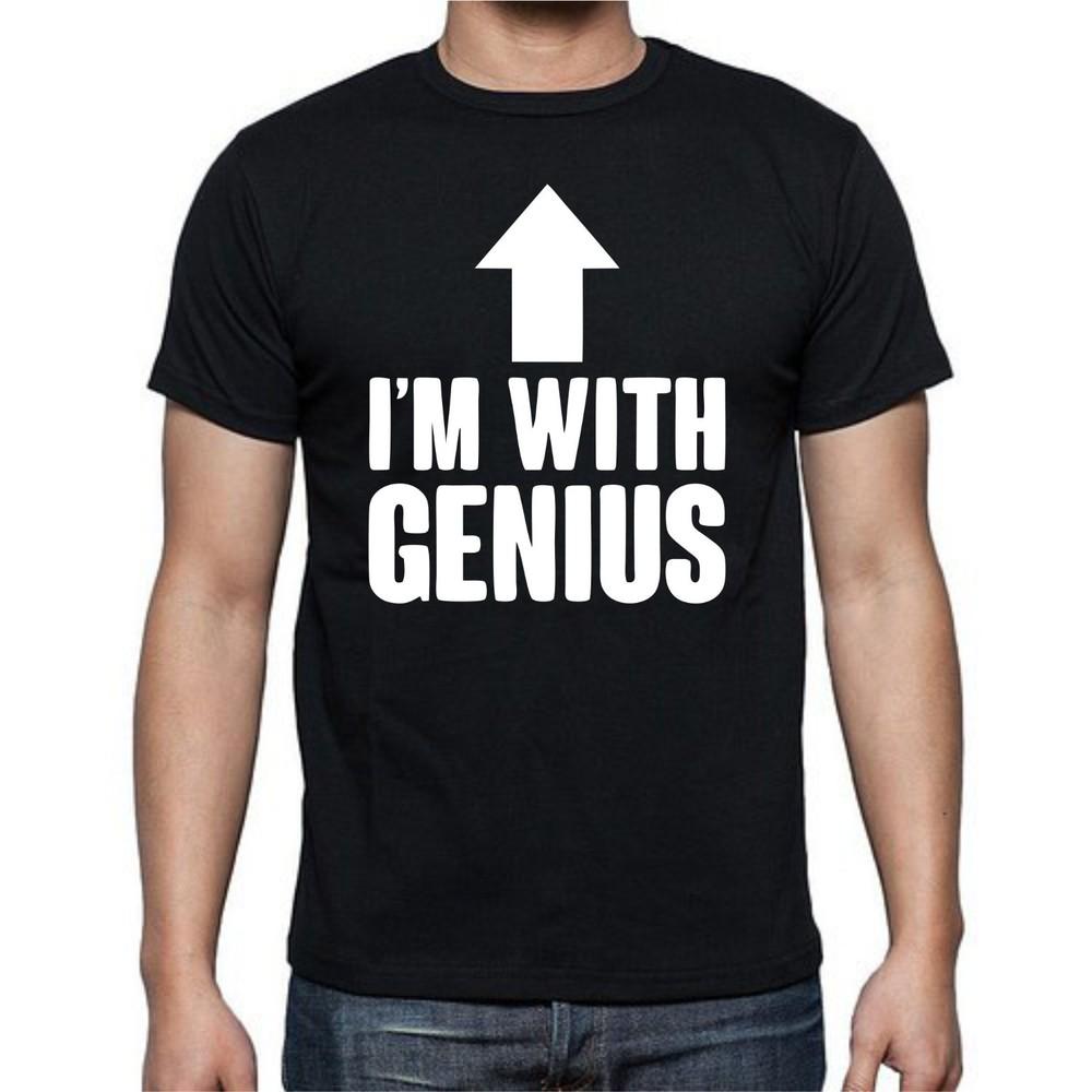 I m With Genius Smart Funny T shirt Tee S
I m With Genius Smart Funny T shirt Tee S