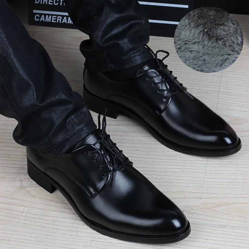 Hidden Lift Lace-up Formal Leather Shoes with Pointed Toe - Korean & British Style Casual Wedding Shoes for Men 38
Hidden Lift Lace-up Formal Leather Shoes with Pointed Toe - Korean & British Style Casual Wedding Shoes for Men 38