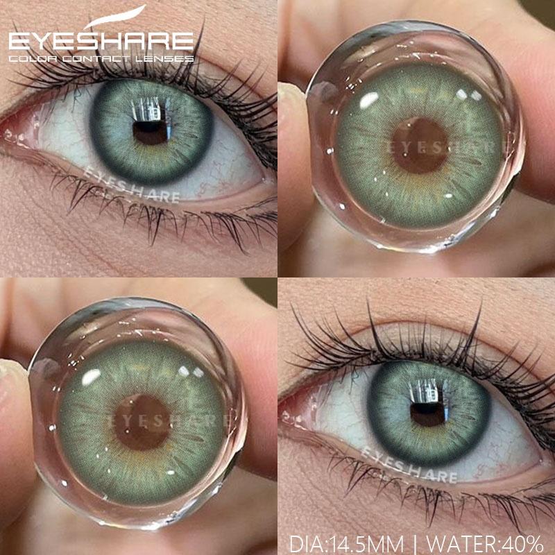 EYESHARE 1 Pair Natural Color Contact Lenses for Eyes Gray Lenses Korean Lenses Yearly Beauty Brown Eye Lens Green Eye Lenses
EYESHARE 1 Pair Natural Color Contact Lenses for Eyes Gray Lenses Korean Lenses Yearly Beauty Brown Eye Lens Green Eye Lenses