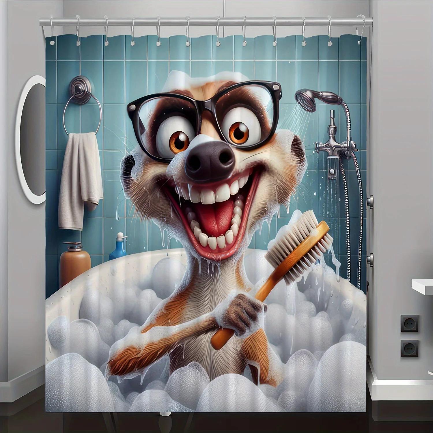 180x180cm Cute Cartoon Ferret Bath Curtain – Multi-Size Available, Waterproof Polyester & Machine Washable, Includes Hooks W150xH180cm
180x180cm Cute Cartoon Ferret Bath Curtain – Multi-Size Available, Waterproof Polyester & Machine Washable, Includes Hooks W150xH180cm