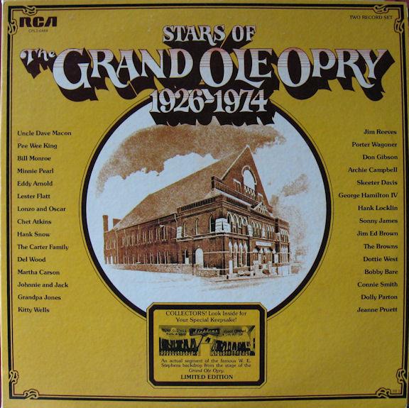LP Record VARIOUS - Stars Of The Grand Ole Opry 1926-19 CPL20466 RCA Victor 1974 UK Blues Used
LP Record VARIOUS - Stars Of The Grand Ole Opry 1926-19 CPL20466 RCA Victor 1974 UK Blues Used