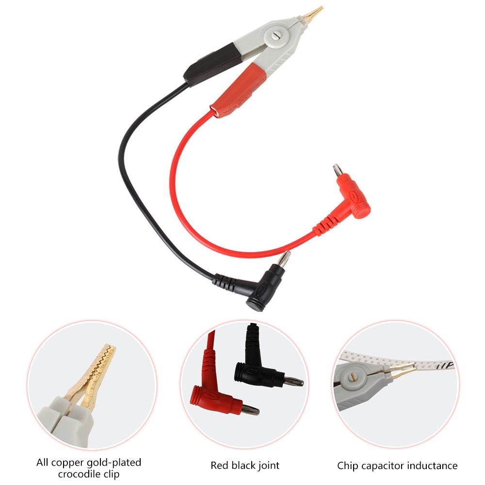 LCR SMD Test Clip Alligator Clamp 90mm Kelvin Copper Gold Plate Clip Tester For LCR Bridge Meter Inductor Capacitor Accessories коричневий
LCR SMD Test Clip Alligator Clamp 90mm Kelvin Copper Gold Plate Clip Tester For LCR Bridge Meter Inductor Capacitor Accessories коричневий