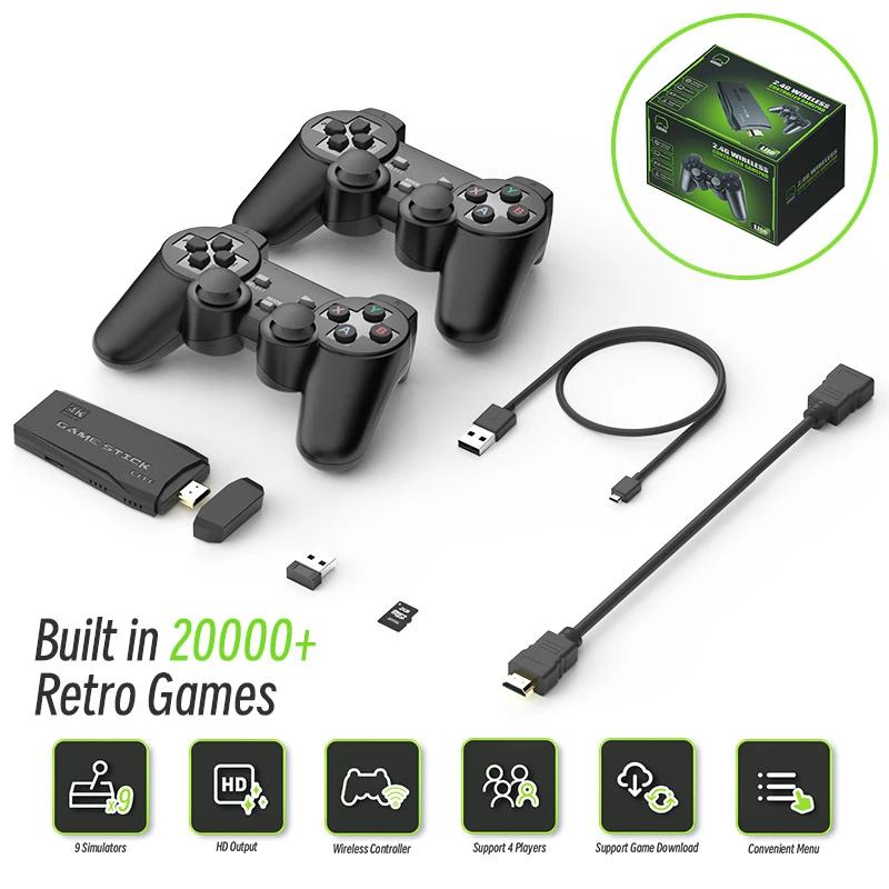 M8 Ретро игровая консоль 4k 2,4G Беспроводная консоль Game Stick 4k 20000 Games Портативная игровая консоль Dendy для PS1/GBA/MD
M8 Ретро игровая консоль 4k 2,4G Беспроводная консоль Game Stick 4k 20000 Games Портативная игровая консоль Dendy для PS1/GBA/MD