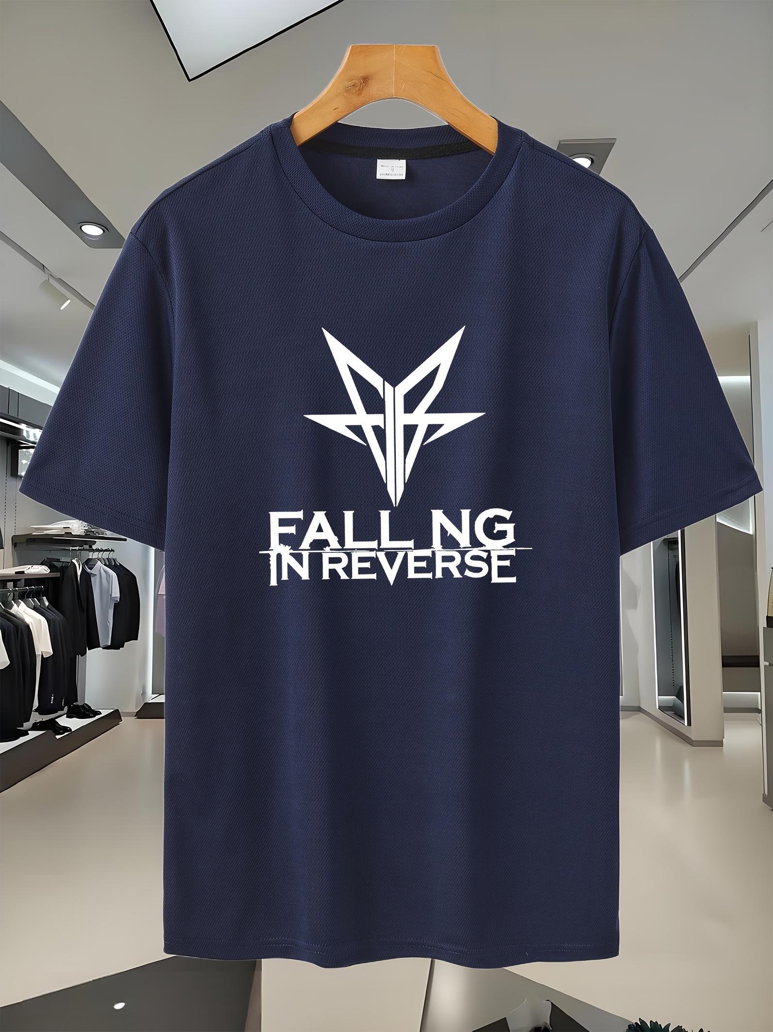 Graphic Print T-shirt - Breathable Mesh Sporty Tee with Falling in Reverse Design XXXXL
Graphic Print T-shirt - Breathable Mesh Sporty Tee with Falling in Reverse Design XXXXL