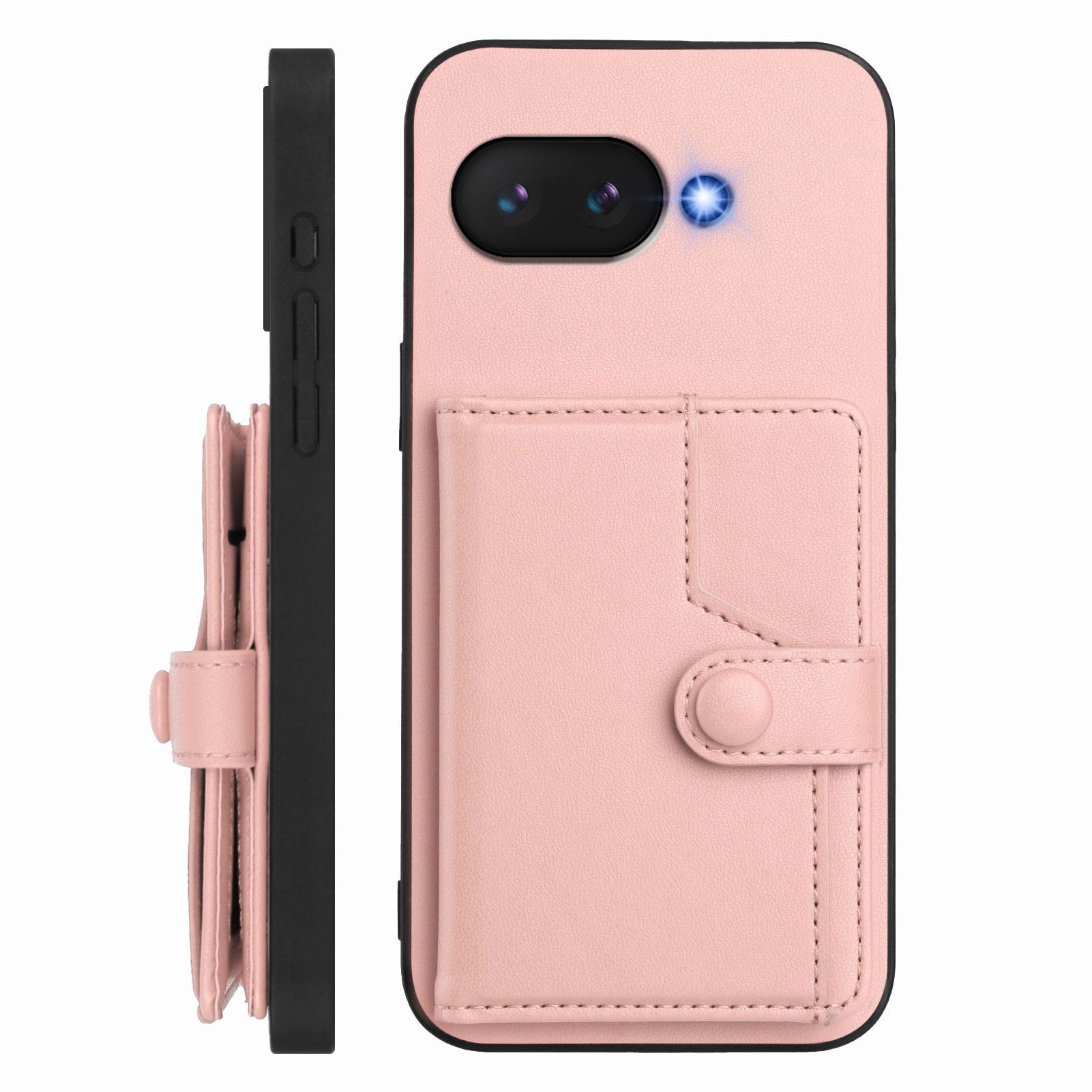 For Google Pixel 9a Case RFID Blocking Card Holder Kickstand TPU+PU Leather Phone Back Cover Rose Gold
For Google Pixel 9a Case RFID Blocking Card Holder Kickstand TPU+PU Leather Phone Back Cover Rose Gold