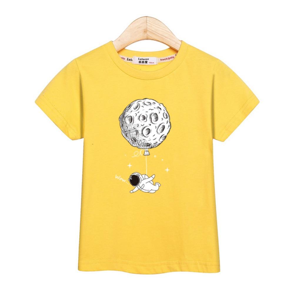 Astronaut New Cartoon T-shirt Boys Summer Shirt Children Short Sleeved Tops Spaceman Clothes 3-14T 100
Astronaut New Cartoon T-shirt Boys Summer Shirt Children Short Sleeved Tops Spaceman Clothes 3-14T 100