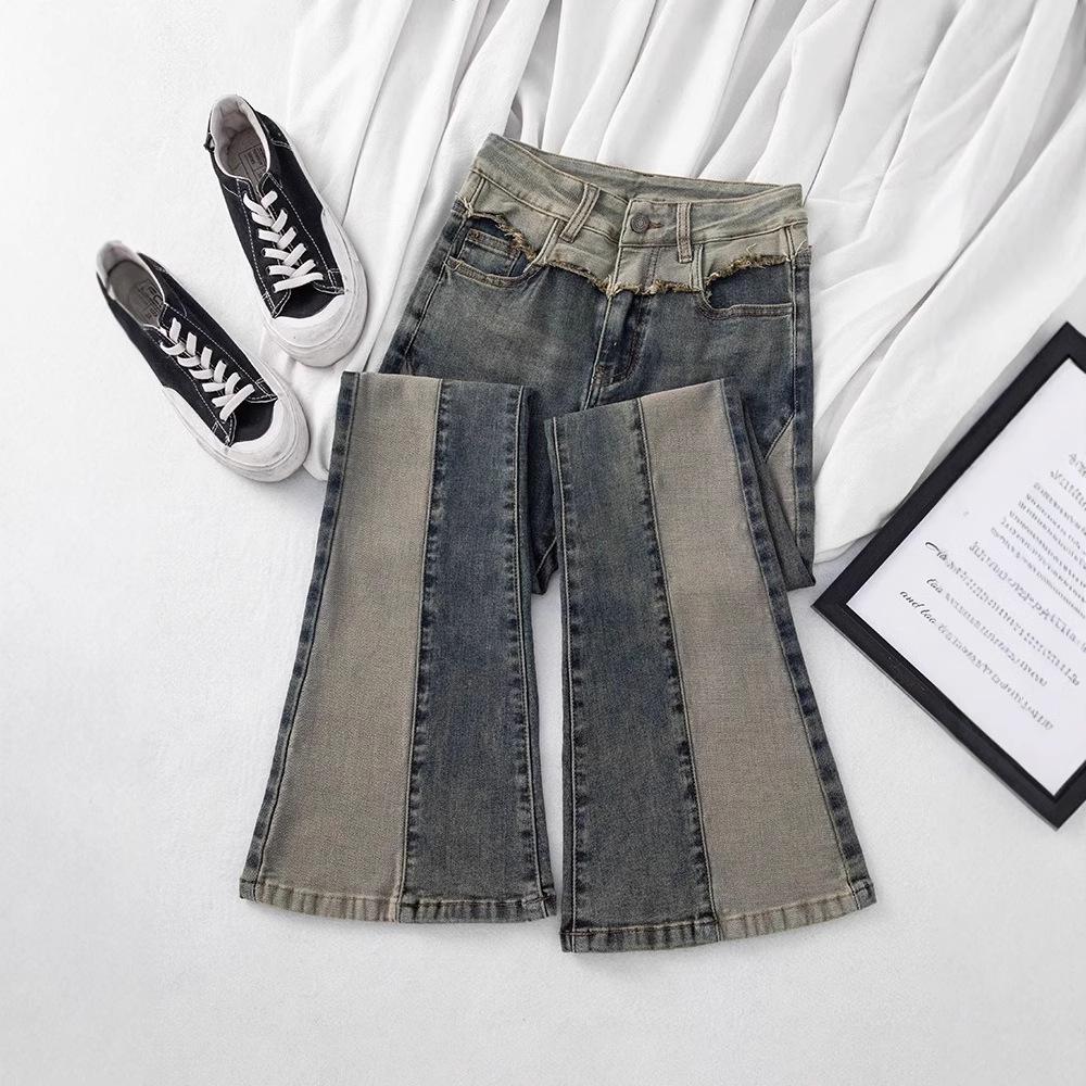 2025 Women s Retro Micro Flare Patchwork Jeans - Slimming and Frayed for Spring/Autumn 2XL
2025 Women s Retro Micro Flare Patchwork Jeans - Slimming and Frayed for Spring/Autumn 2XL