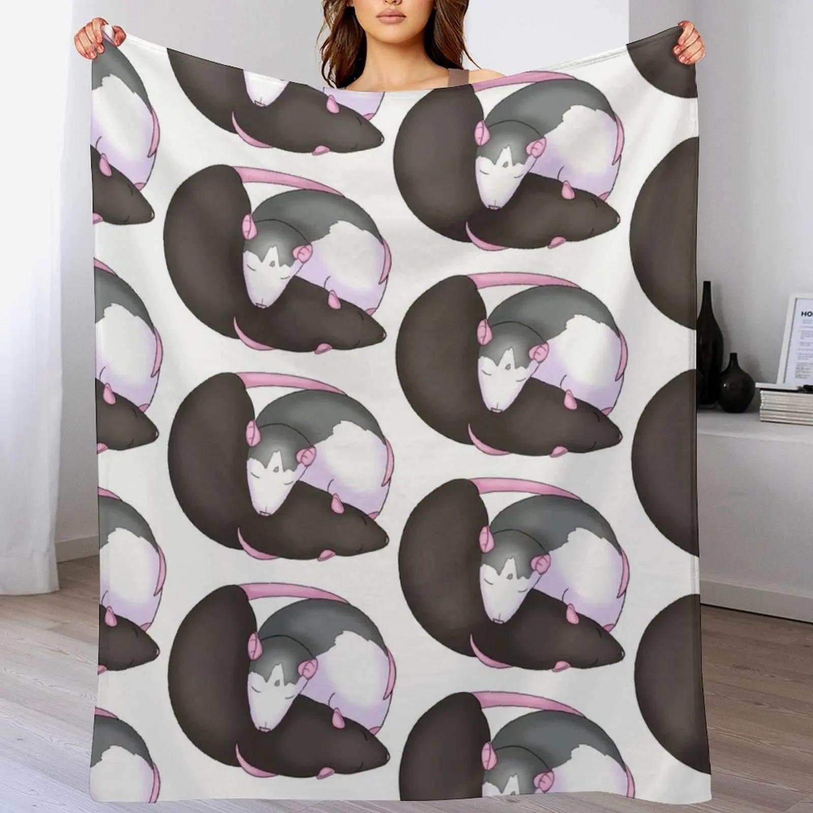 Bonded Rats Throw Blanket Stylish Couch Blanket for Home Living Room 102x76cm(40x30in)
Bonded Rats Throw Blanket Stylish Couch Blanket for Home Living Room 102x76cm(40x30in)